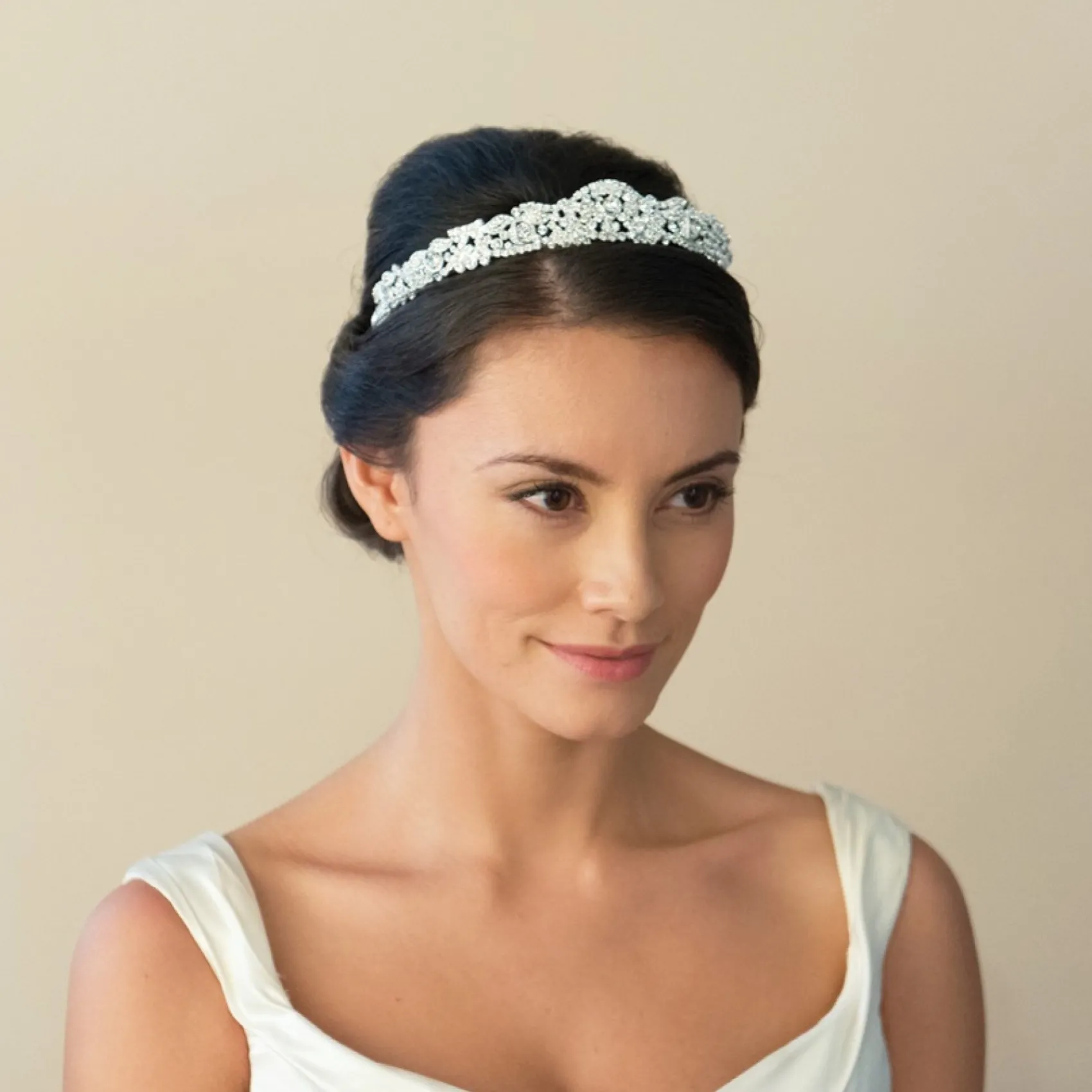 Ivory & Co Ivory and Co Duchess 1920's Kristall Hochzeit Tiara* Vintage-kopfbedeckungen | Haarschmuck Aus Kristall