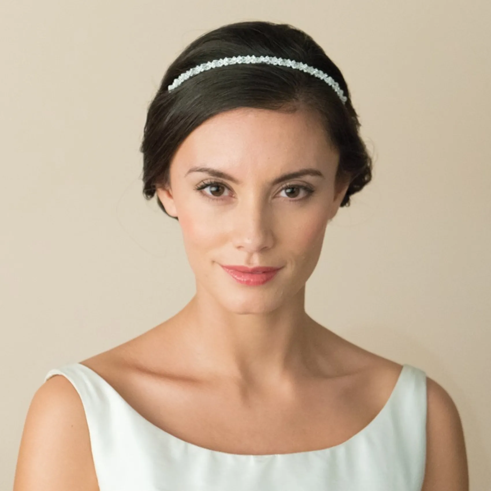 Ivory & Co Ivory and Co Eden Schmal Silber Kristall Hochzeit Stirnband* Abschlussball-haarbänder & Tiaras | Haarschmuck Aus Kristall