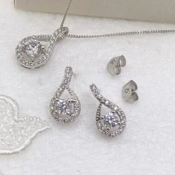 Ivory & Co Ivory and Co Eternity Kristall Brautschmuck Set* Geschenke Für Brautjungfern | Geschenke Für Die Braut