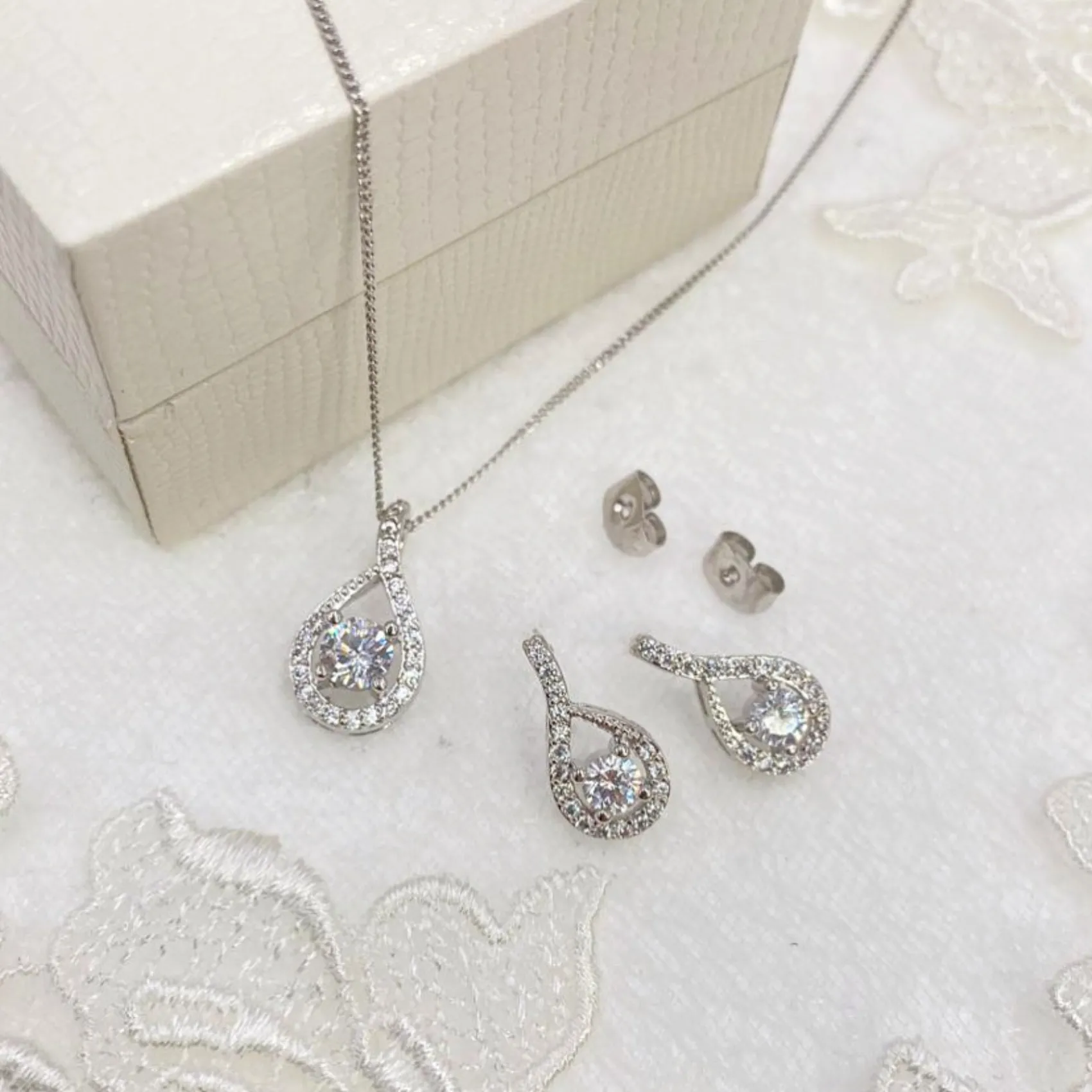 Ivory & Co Ivory and Co Eternity Kristall Brautschmuck Set* Geschenke Für Brautjungfern | Geschenke Für Die Braut