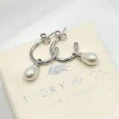Ivory & Co Ivory and Co Harrow Silber Perlenkette Ohrringe* Geschenke Für Brautjungfern | Perlen-hochzeitsschmuck