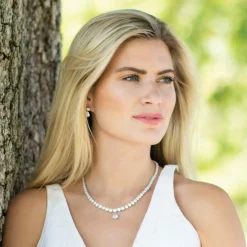 Ivory & Co Ivory and Co Imperial Cubic Zirkonia Hochzeit Halskette* Geschenke Für Die Braut | Kristall-hochzeitsschmuck
