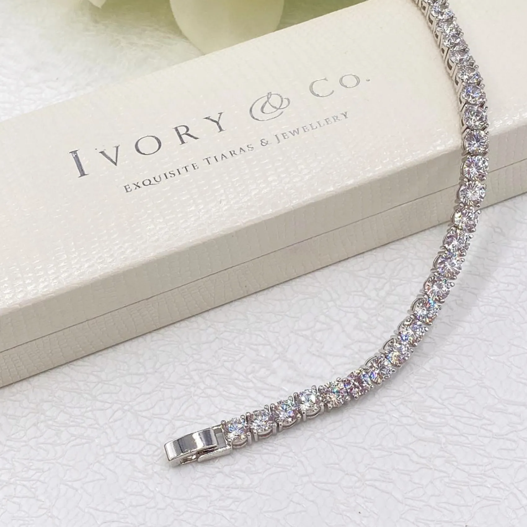 Ivory & Co Ivory and Co Imperial Cubic Zirkonia Hochzeitsarmband* Geschenke Für Die Mutter Des Bräutigams | Geschenke Für Die Mutter Der Braut