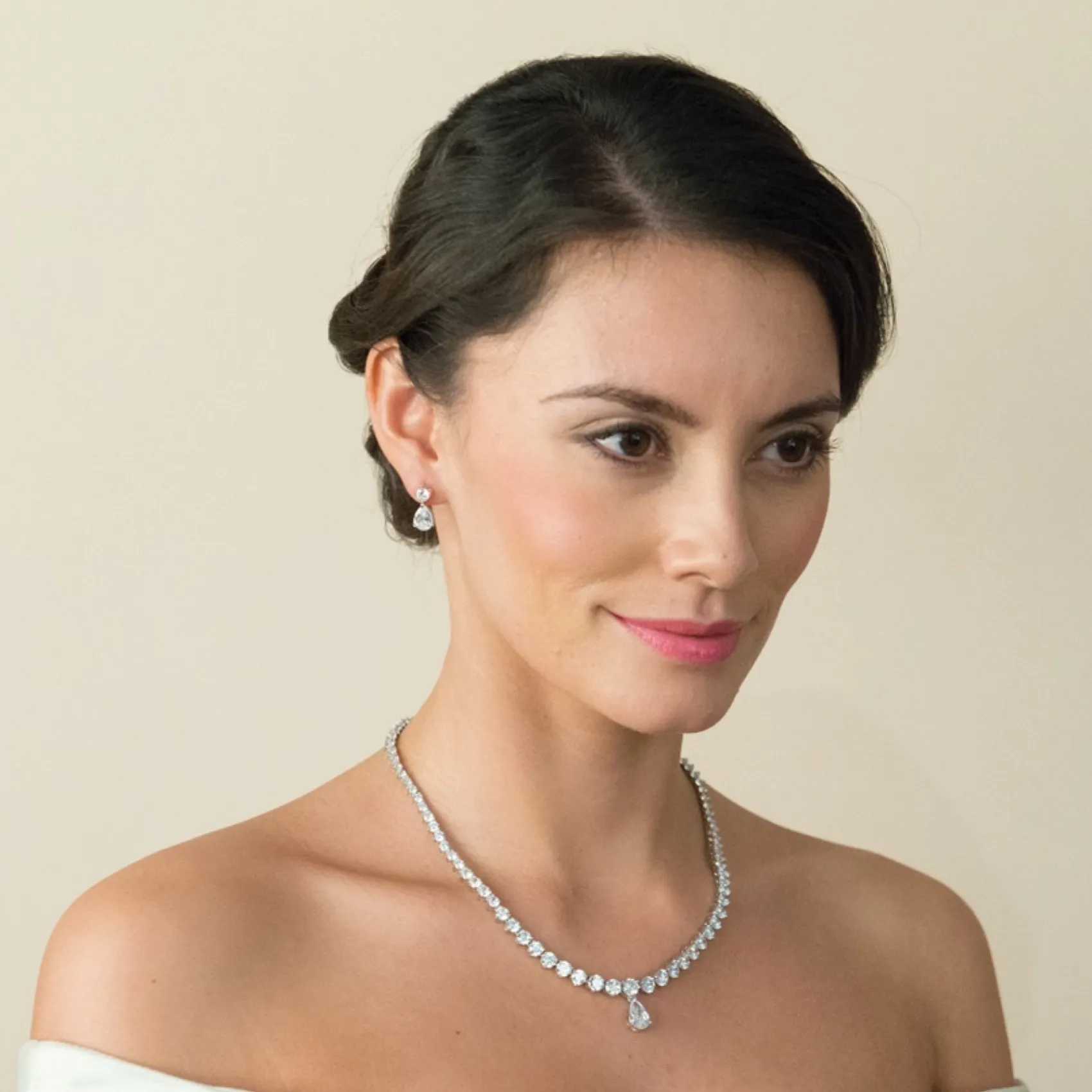 Ivory & Co Ivory and Co Imperial Cubic Zirkonia Hochzeit Halskette* Geschenke Für Die Braut | Kristall-hochzeitsschmuck