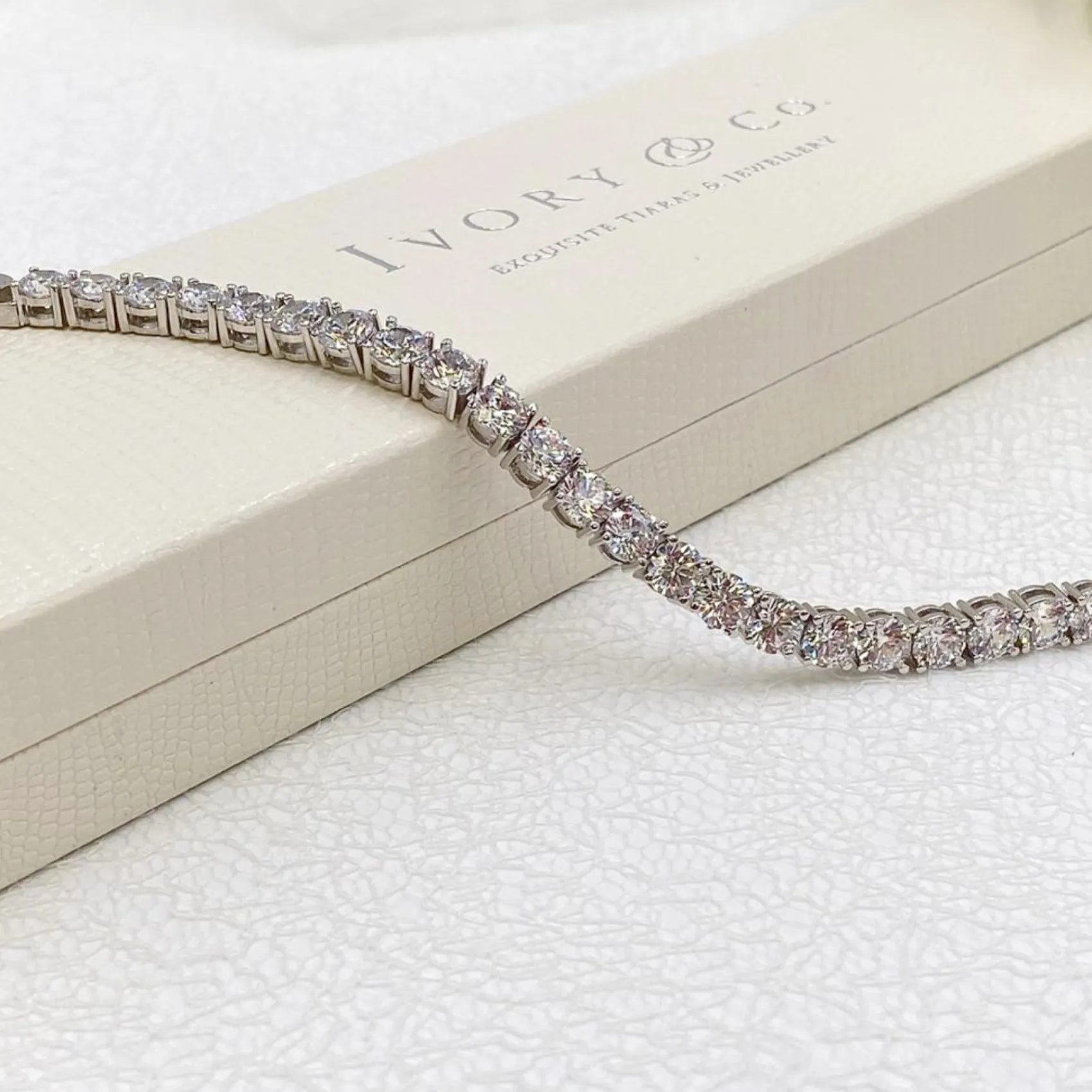 Ivory & Co Ivory and Co Imperial Cubic Zirkonia Hochzeitsarmband* Geschenke Für Die Mutter Des Bräutigams | Geschenke Für Die Mutter Der Braut