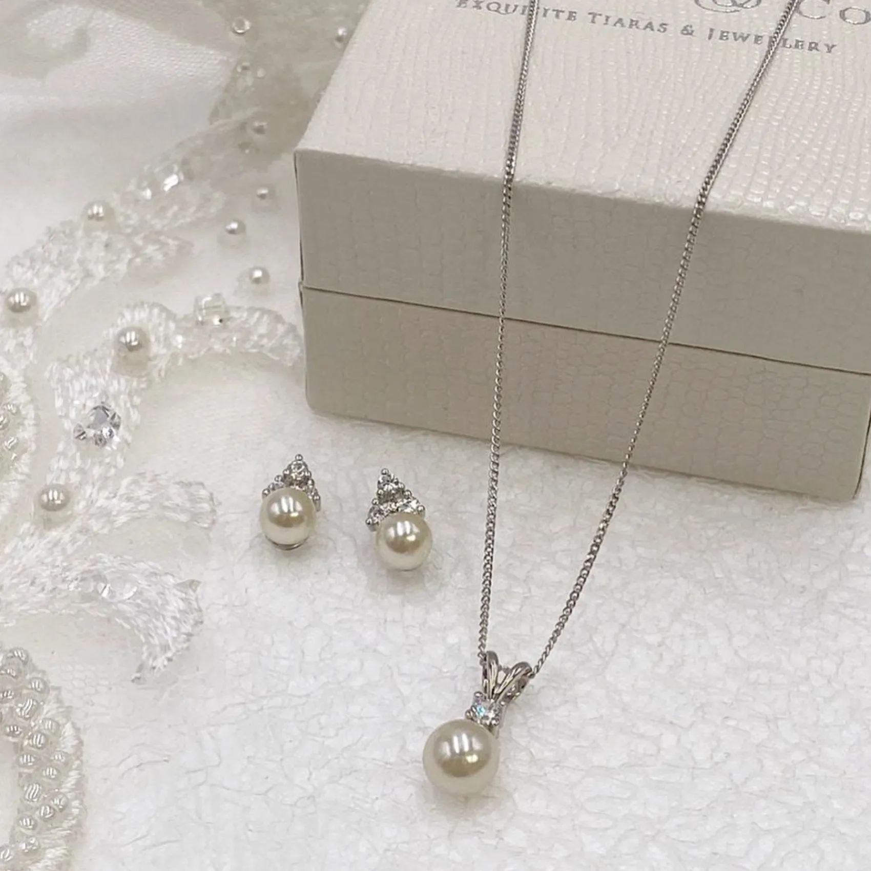 Ivory & Co Ivory and Co Klassisches Perlen-Brautschmuck-Set* Geschenke Für Die Mutter Des Bräutigams | Geschenke Für Die Mutter Der Braut