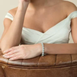 Ivory & Co Ivory and Co Lincoln Cubic Zirkonia Hochzeit Armband* Geschenke Für Die Braut | Vintage Hochzeitsschmuck