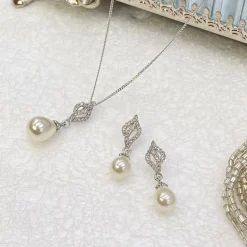 Ivory & Co Ivory and Co Lissabon Perlen Brautschmuck Set* Geschenke Für Die Mutter Des Bräutigams | Geschenke Für Die Mutter Der Braut