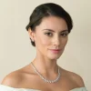 Ivory & Co Ivory and Co Manhattan kubischer Zirkonia Hochzeit Halskette* Geschenke Für Die Braut | Vintage Hochzeitsschmuck