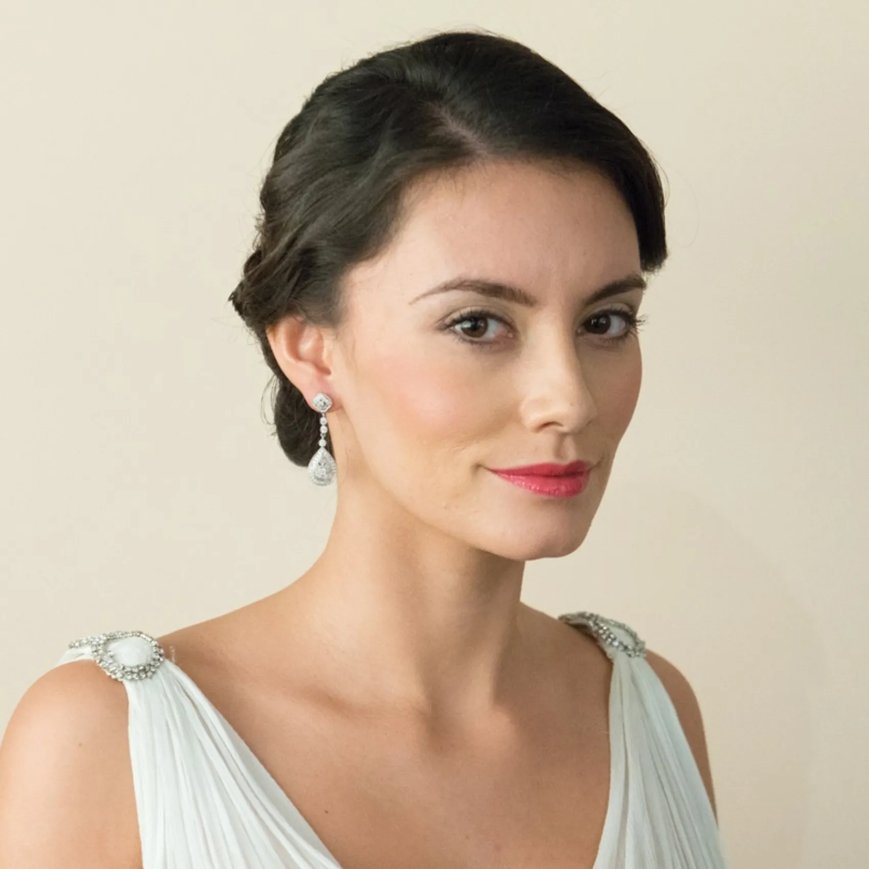 Ivory & Co Ivory and Co Mondsüchtig Kristall Hochzeit Ohrringe* Silberner Abschlussball-schmuck | Abschlussball-ohrringe