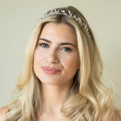 Ivory & Co Ivory and Co Moonshine Rose Gold Perle und Kristall Stirnband* Abschlussball-haarbänder & Tiaras | Haarschmuck Aus Kristall