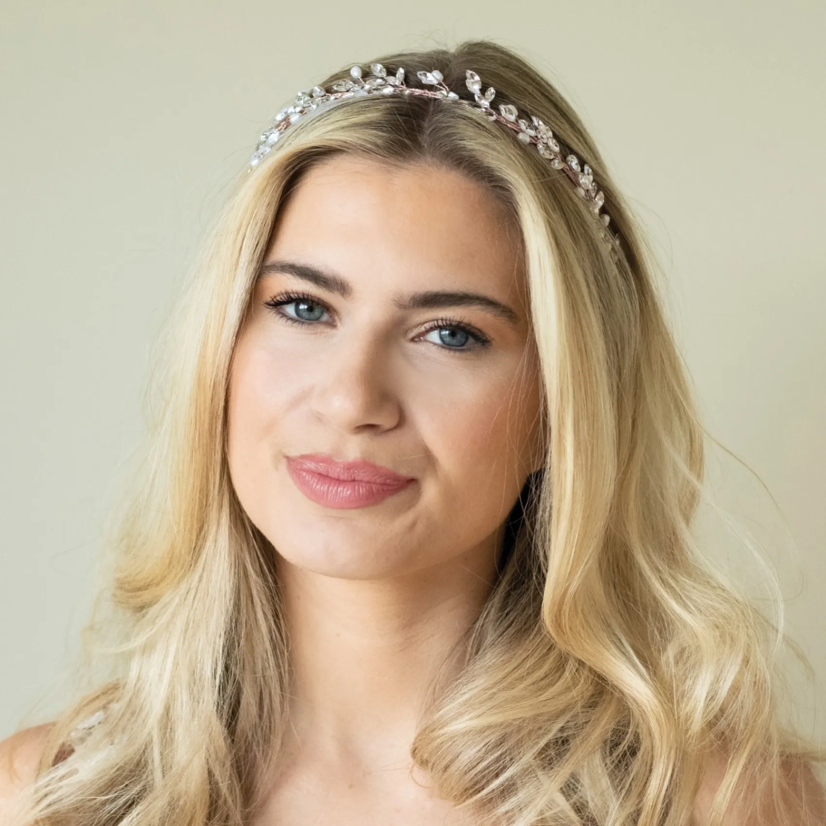 Ivory & Co Ivory and Co Moonshine Rose Gold Perle und Kristall Stirnband* Abschlussball-haarbänder & Tiaras | Haarschmuck Aus Kristall