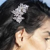 Ivory & Co Ivory and Co Moonstar Gold funkelnder Kristall und Perlen Haarkamm* Abschlussball Haarspangen & Kämme | Haarschmuck Aus Kristall