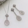 Ivory & Co Ivory and Co Moonstruck Silber Kristall Brautschmuck Set* Silberner Abschlussball-schmuck | Abschlussball-schmuck-sets