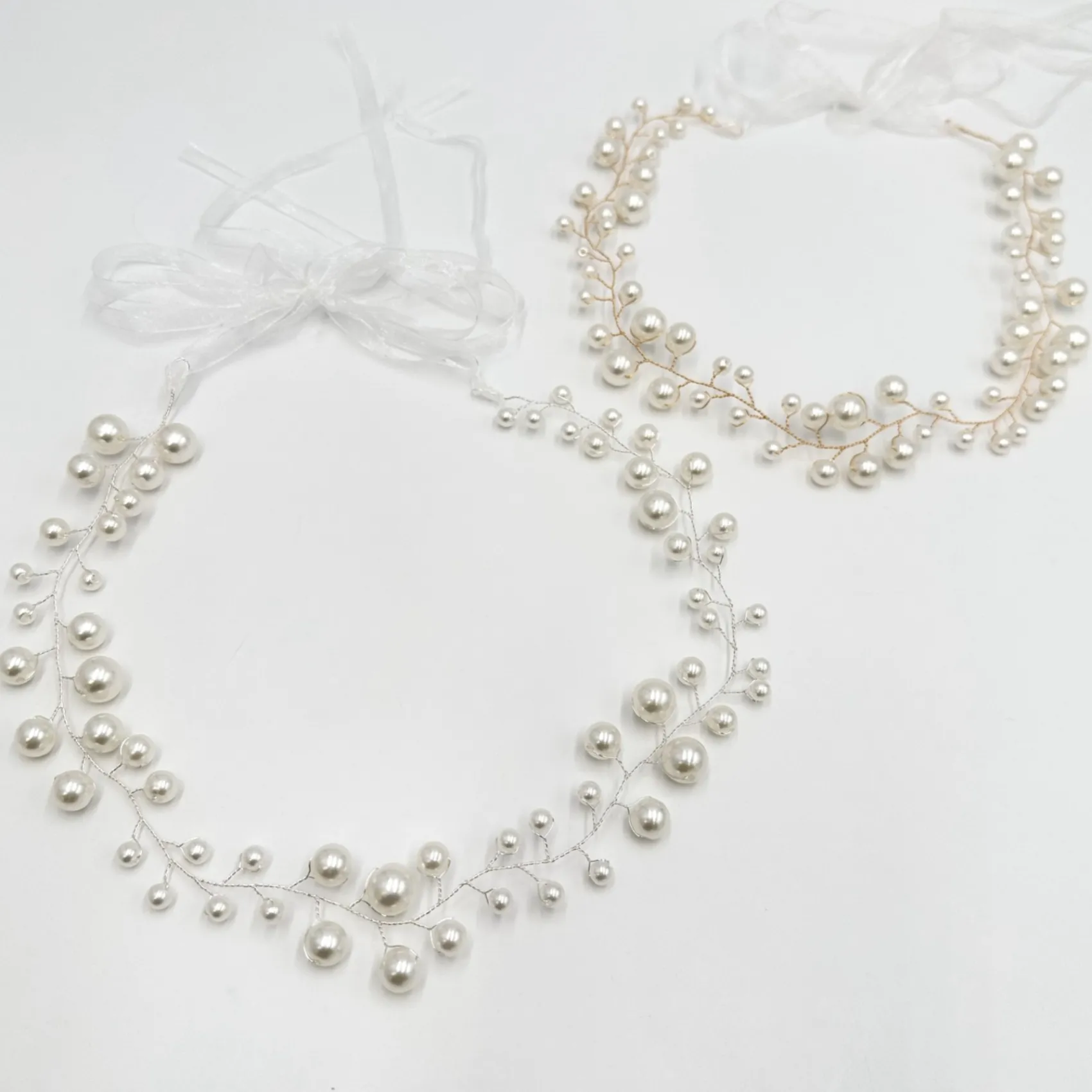 Ivory & Co Ivory and Co Ocean Dream Silberne Perlenhaarspirale* Perlen-haarschmuck | Silberne Haar-accessoires