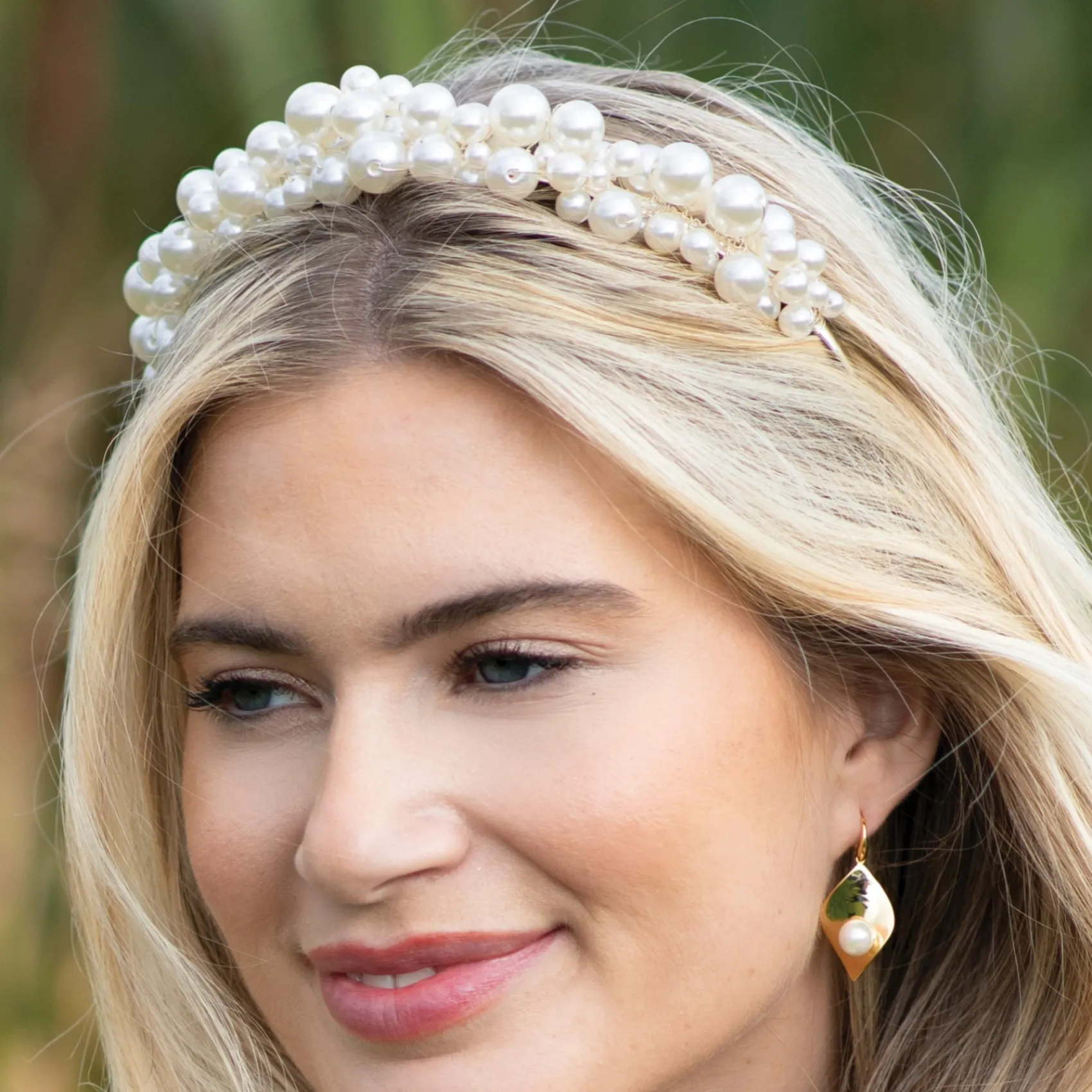 Ivory & Co Ivory and Co Odyssey Aussage Perlen Cluster Brautstirnband* Geschenke Für Die Braut | Perlen-haarschmuck