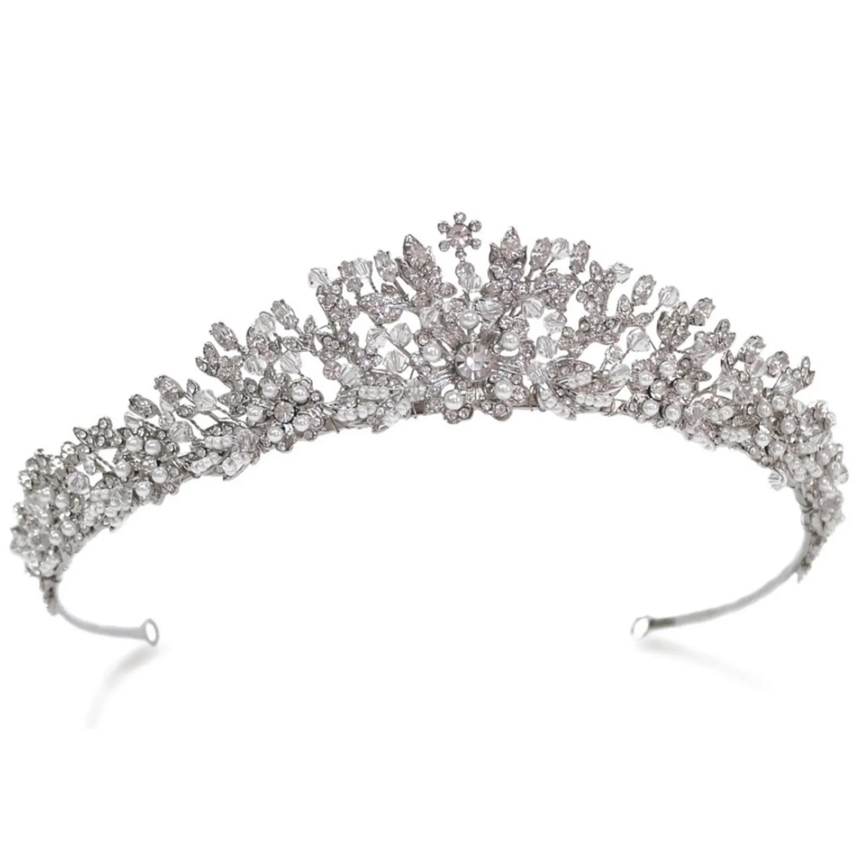 Ivory & Co Ivory and Co Pheodora Vintage inspirierte florale Braut Tiara* Vintage-kopfbedeckungen | Perlen-haarschmuck