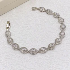 Ivory & Co Ivory and Co Promise Cubic Zirkonia Hochzeitsarmband* Silberner Abschlussball-schmuck | Prom Armbänder