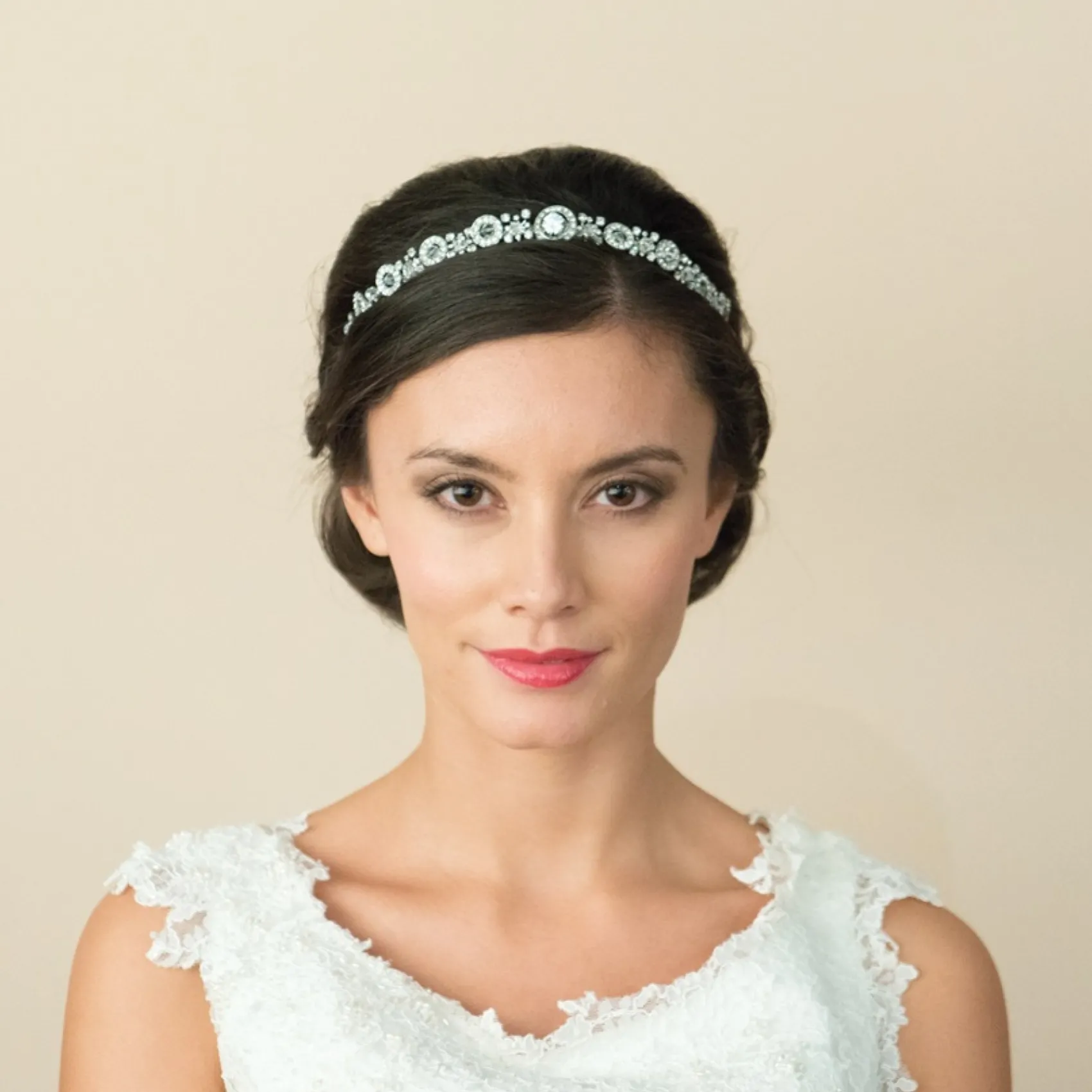 Ivory & Co Ivory and Co Selma Art Deco inspiriert Kristall Hochzeit Stirnband* Vintage-kopfbedeckungen | Silberne Haar-accessoires