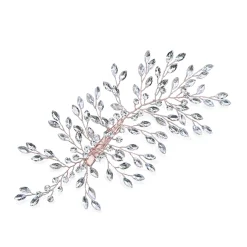 Ivory & Co Ivory and Co Serenade Rose Gold Statement Kristall Spray Haarspange* Abschlussball Haarspangen & Kämme | Haarschmuck Aus Kristall