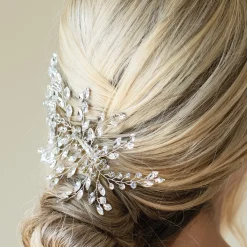 Ivory & Co Ivory and Co Serenade Silber Statement Kristall Spray Hochzeit Haarspange* Abschlussball Haarspangen & Kämme | Haarschmuck Aus Kristall