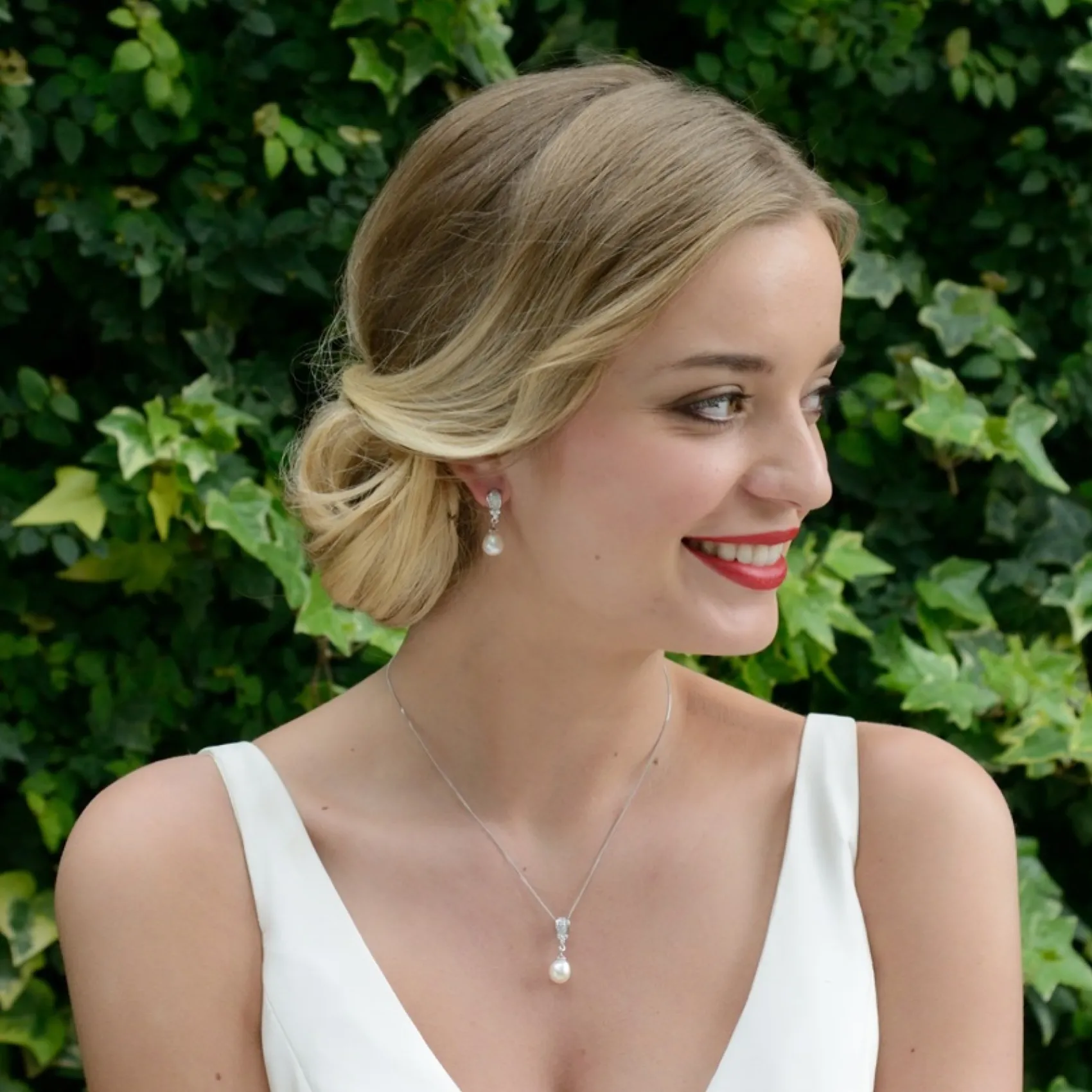Ivory & Co Ivory and Co Serrano Perlen-Anhänger-Halskette* Geschenke Für Brautjungfern | Geschenke Für Die Braut