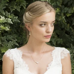 Ivory & Co Ivory and Co Sorbonne Kristall-Hochzeitskette (Gold)* Goldener Abschlussball-schmuck | Abschlussball-halsketten