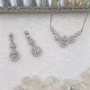 Ivory & Co Ivory and Co Sorbonne Silber Brautschmuck Set* Silberner Abschlussball-schmuck | Abschlussball-schmuck-sets