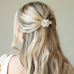 Ivory & Co Ivory and Co Tigerlilie Keramik Floral Cluster Gold Haarspange* Gold-haar-accessoires | Haarschmuck Für Blumenmädchen