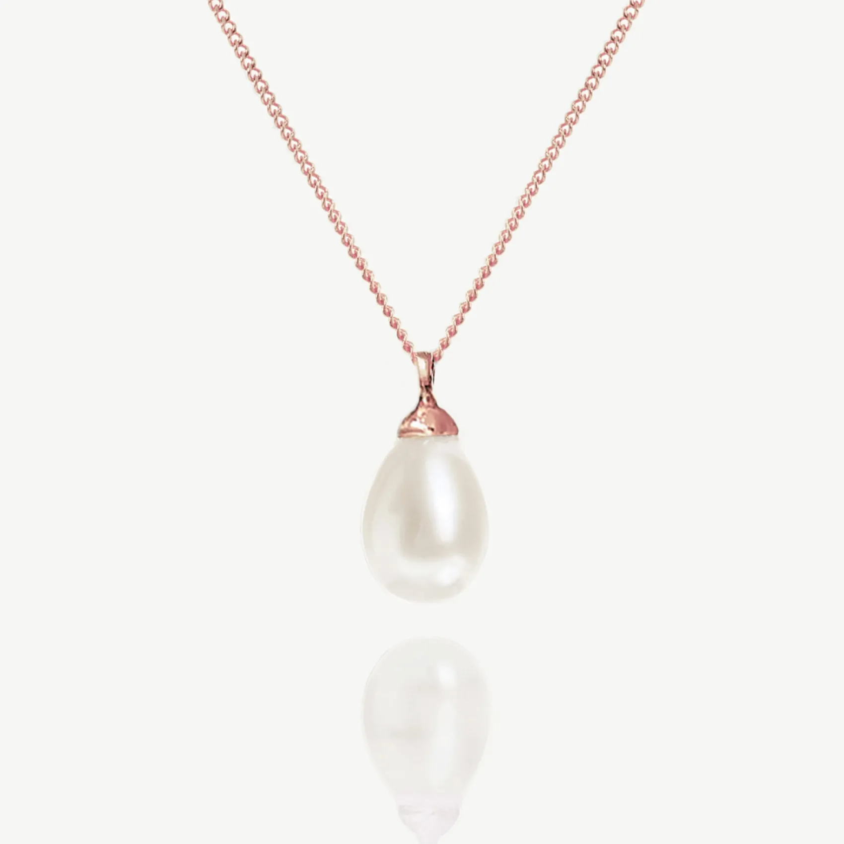 Ivory & Co Ivory and Co Westbury Rose Gold Perle Tropfen Anhänger* Geschenke Für Die Mutter Des Bräutigams | Geschenke Für Die Mutter Der Braut