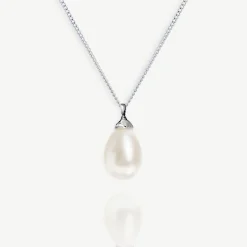 Ivory & Co Ivory and Co Westbury Silber Perle Tropfen Anhänger* Geschenke Für Die Mutter Des Bräutigams | Geschenke Für Die Mutter Der Braut