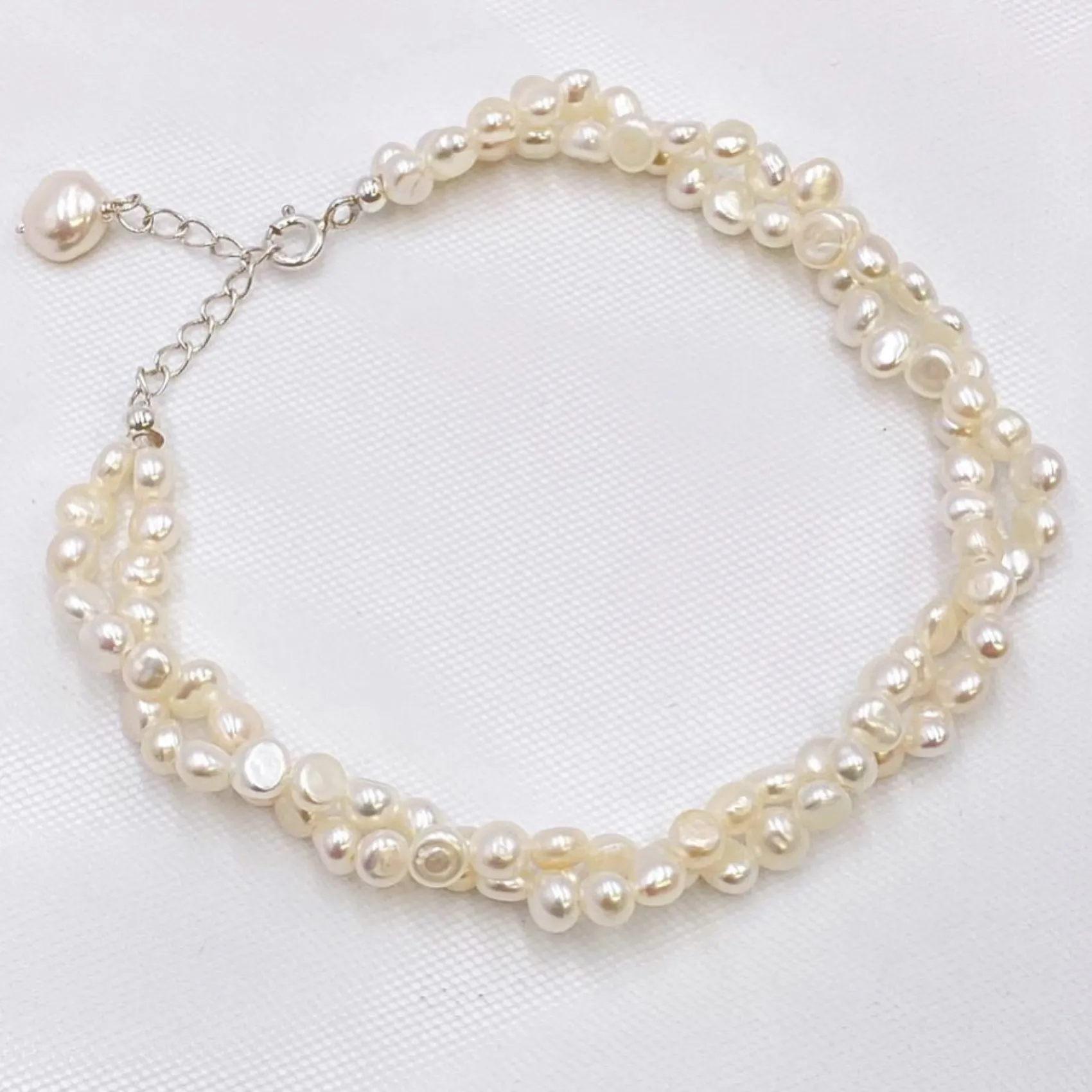 Lace & Favour Katarina Gedrehtes Süßwasserperlen-Armband* Geschenke Für Die Mutter Des Bräutigams | Geschenke Für Die Mutter Der Braut