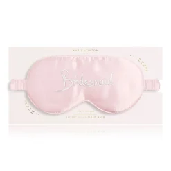 Katie Loxton augenmaske 'Brautjungfer' aus rosa Satin* Geschenke Für Brautjungfern | Schlafmasken