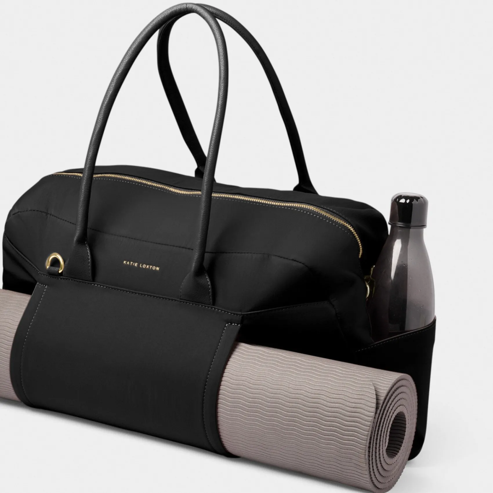 Katie Loxton Black Nylon-Luxe Gym Bag* Wochenendtaschen | Wochenendtaschen