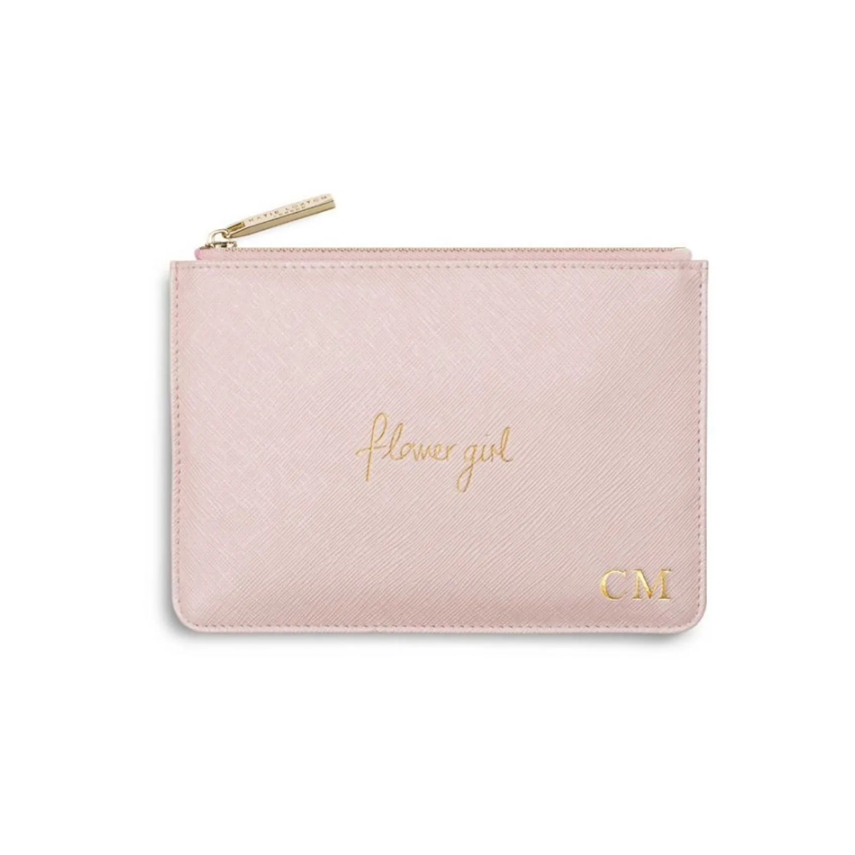 Katie Loxton blumenmädchen" Metallic Rosa Mini Perfect Pouch* Sentiment-säckchen | Geschenke Für Blumenmädchen