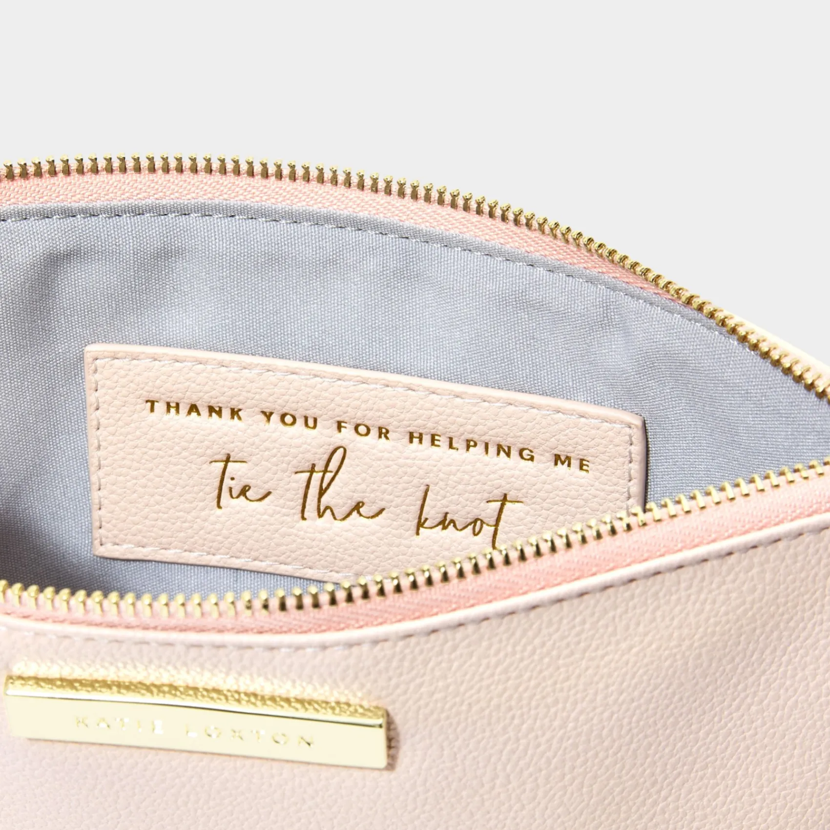 Katie Loxton dankeschön für die Hilfe beim Binden des Knotens" Rosa Beutel* Sentiment-säckchen | Geschenke Für Die Mutter Des Bräutigams