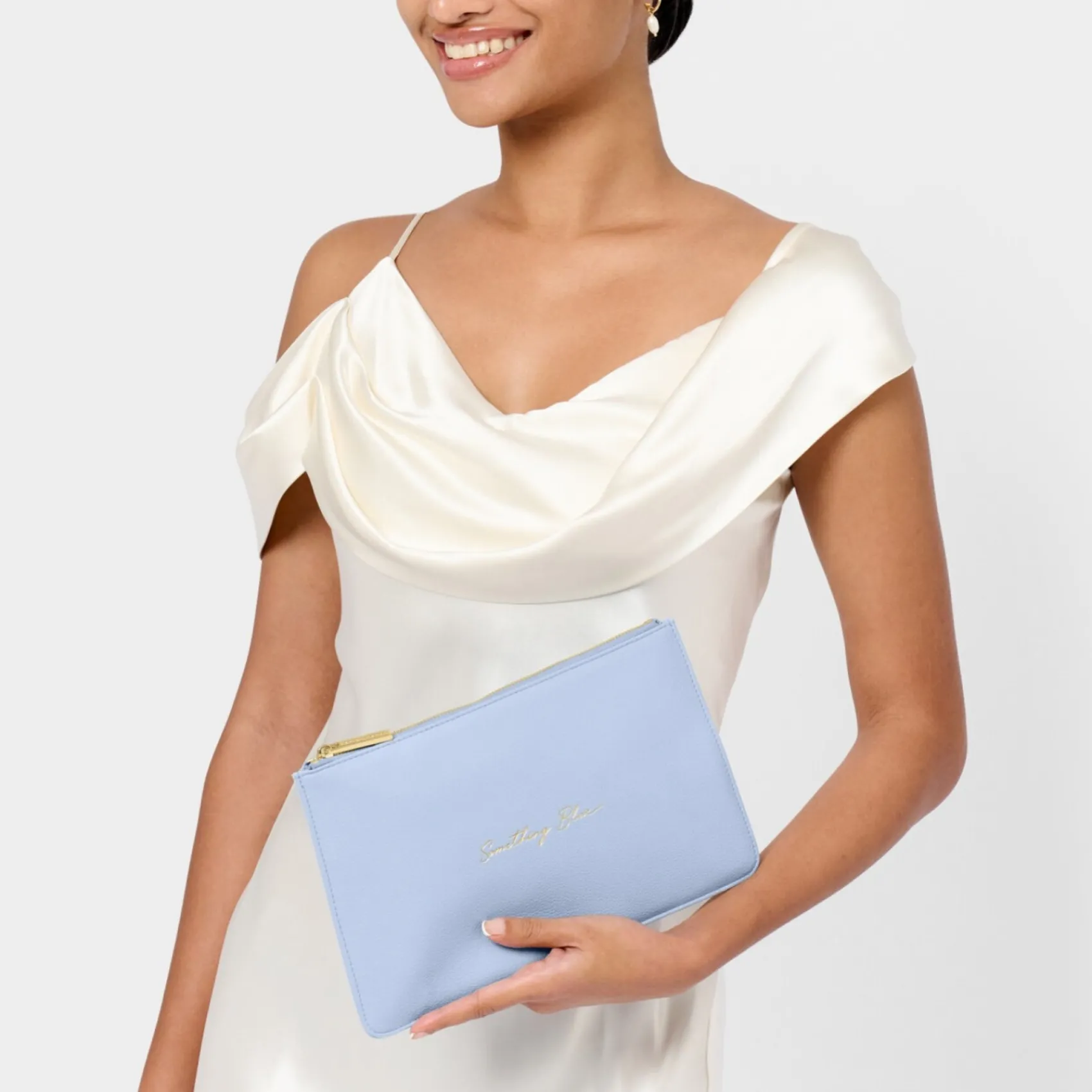 Katie Loxton etwas Blaues" Puderblauer Sentiment-Beutel* Sentiment-säckchen | Etwas Blaue Geschenke