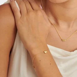 Katie Loxton goldarmband 'Herz aus Gold' Charm-Armband* Geschenke Für Die Mutter Des Bräutigams | Geschenke Für Die Mutter Der Braut
