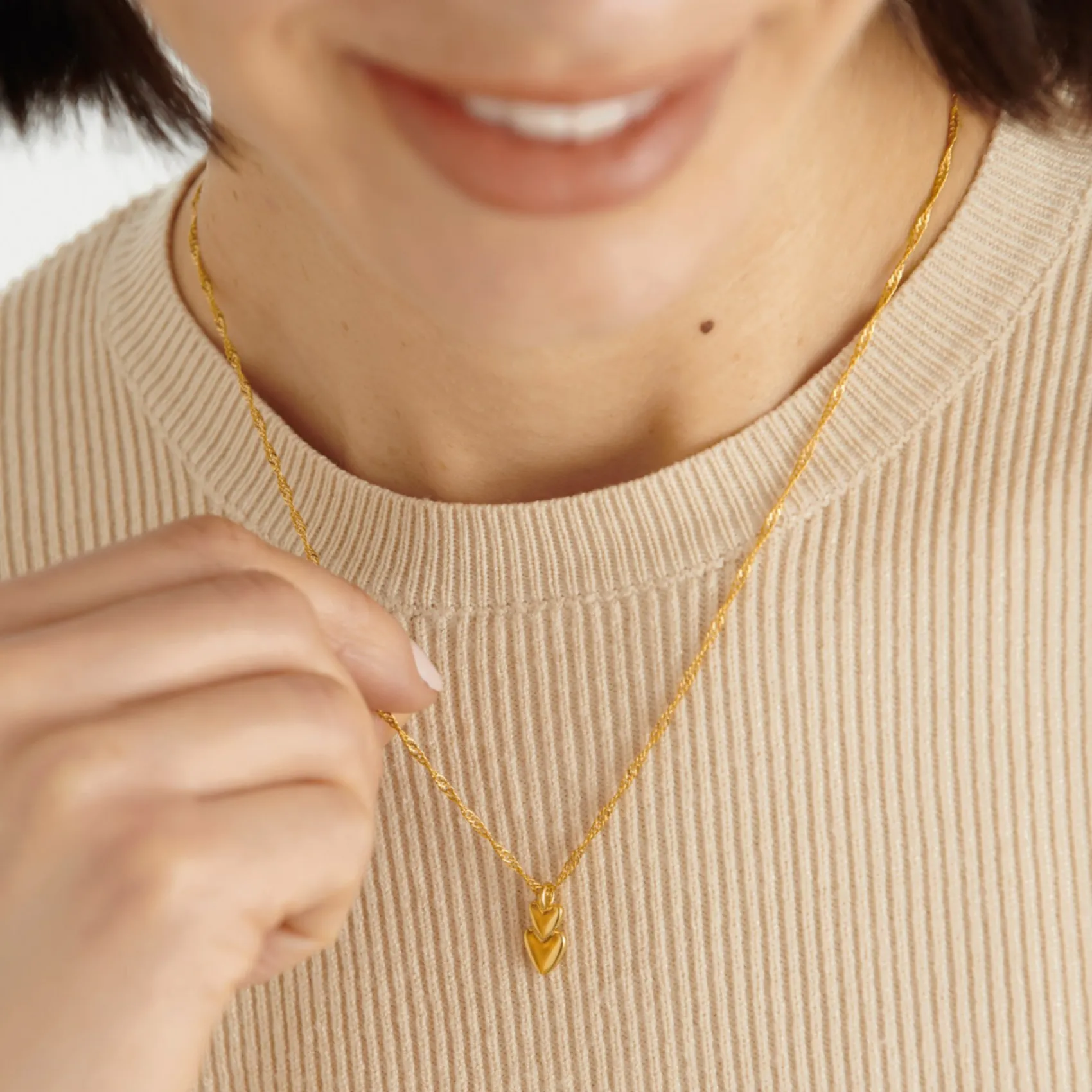 Katie Loxton gold-Charm-Halskette "So geliebt* Verlobungsgeschenke | Geschenke Für Brautjungfern