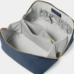 Katie Loxton Große marineblaue Kosmetiktasche und Waschbeutel* Make-up- Und Kulturbeutel | Etwas Blaue Geschenke
