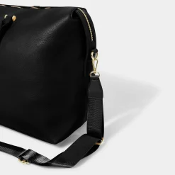 Katie Loxton Kensington Black Weekend Holdall Duffle Bag* Flitterwochengeschenke | Geschenke Für Die Braut