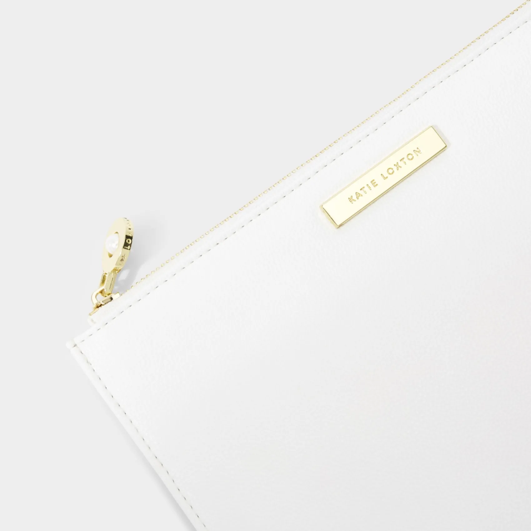 Katie Loxton liebe, Lachen und ein glückliches Leben danach" Weißes Etui* Sentiment-säckchen | Flitterwochengeschenke