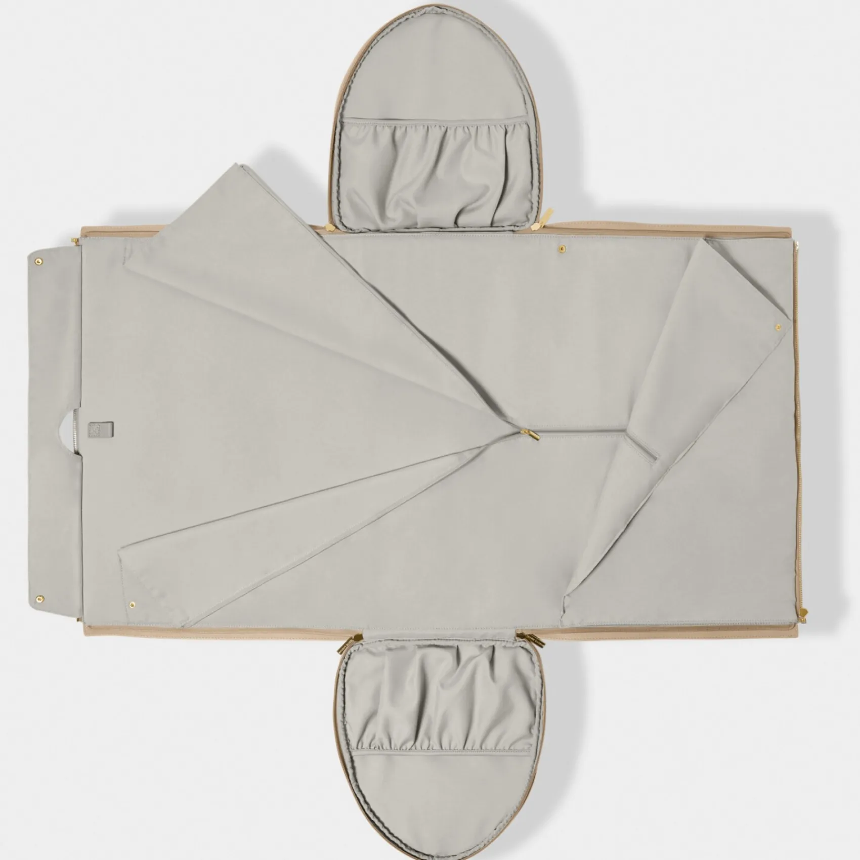 Katie Loxton Light Taupe Fold Out Garment Weekend Bag* Geschenke Für Die Mutter Des Bräutigams | Geschenke Für Die Mutter Der Braut