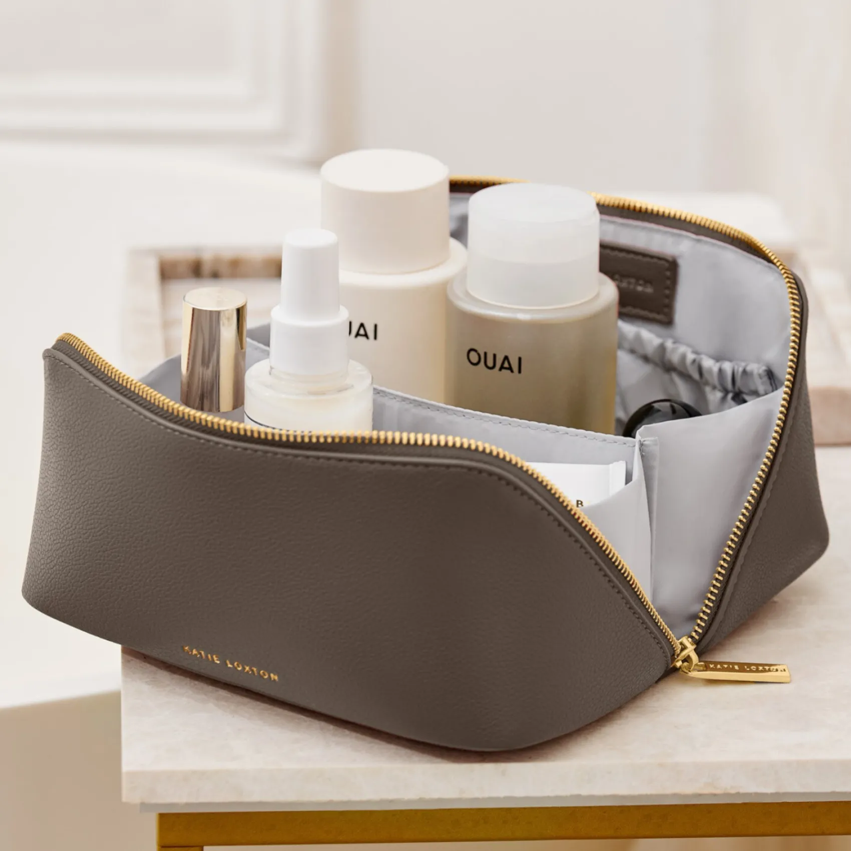 Katie Loxton Medium Mink Make-up und Waschbeutel* Make-up- Und Kulturbeutel | Flitterwochengeschenke