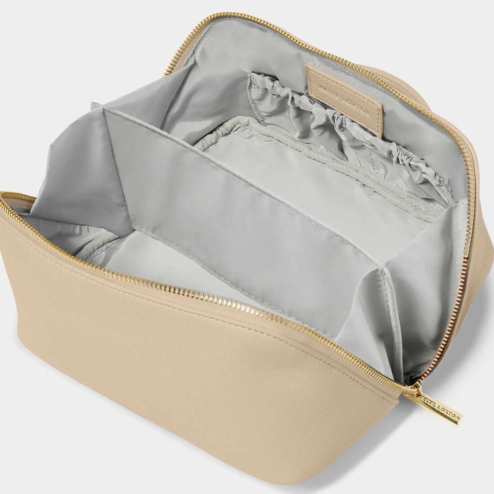 Katie Loxton Mittlere helltaupefarbene Kosmetiktasche und Waschbeutel* Make-up- Und Kulturbeutel | Flitterwochengeschenke