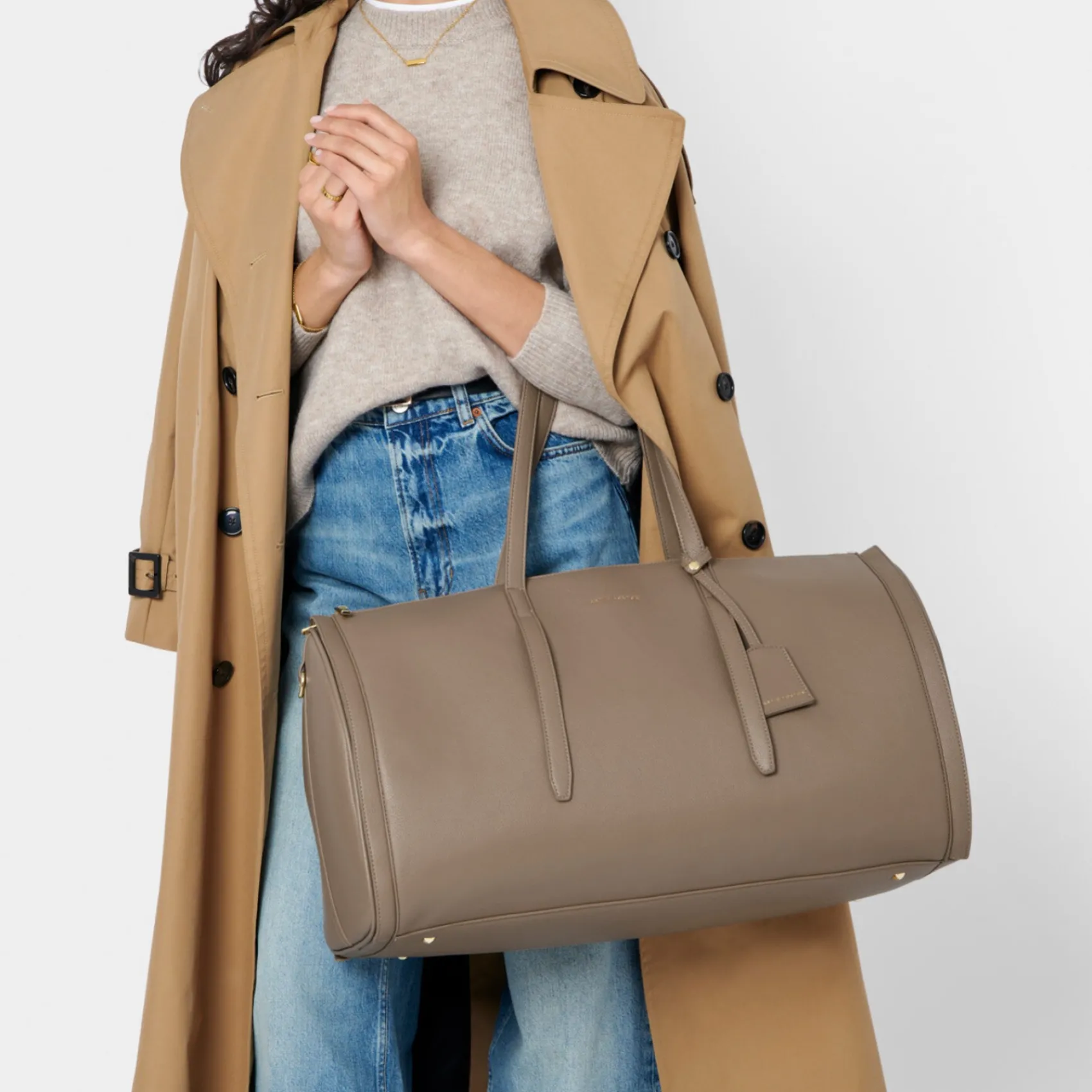 Katie Loxton Mokka Fold Out Garment Wochenendtasche* Geschenke Für Die Mutter Des Bräutigams | Geschenke Für Die Mutter Der Braut