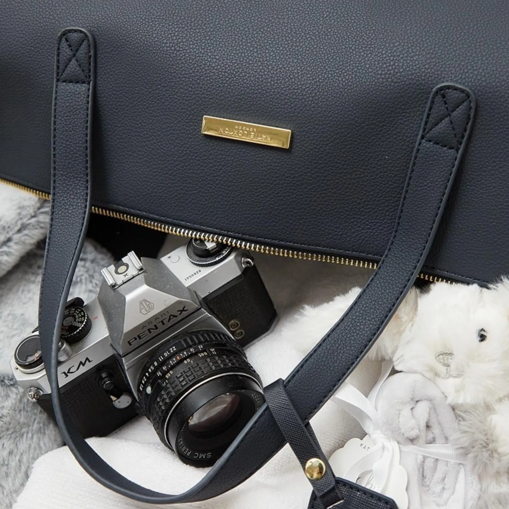 Katie Loxton Navy Wochenendtasche Duffle Bag* Flitterwochengeschenke | Geschenke Für Die Braut