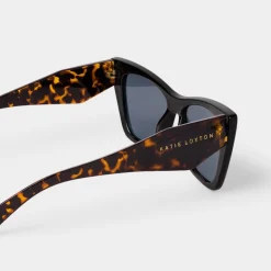 Katie Loxton Porto Schwarz Schildpatt Cat Eye Sonnenbrille*Damen Damensonnenbrillen | Flitterwochengeschenke
