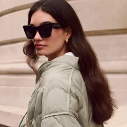 Katie Loxton Porto Schwarz Schildpatt Cat Eye Sonnenbrille*Damen Damensonnenbrillen | Flitterwochengeschenke