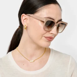 Katie Loxton Quadratische Roma-Sonnenbrille in Nerz*Damen Damensonnenbrillen | Flitterwochengeschenke